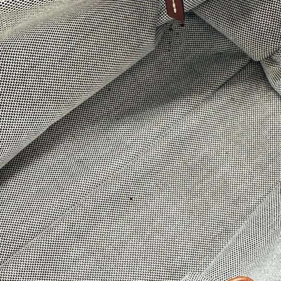 Vintage DOONEY & BOURKE Y2K Sig Double Pocket Denim Canvas Satchel - Picture 13 of 16